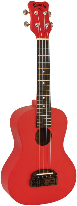 Kohala Tiki KT-CRD Red Concert Ukulele