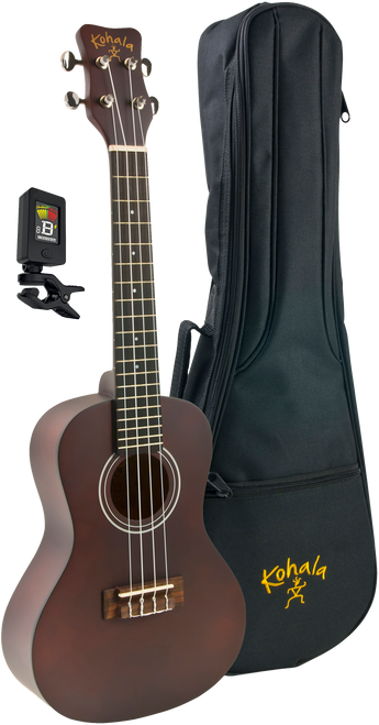 Kohala Player's Pack PP-C Concert Ukulele with Bag & Tuner