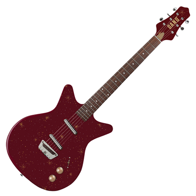 DANELECTRO DAN O. GOLDEN 1950'S - MAROON