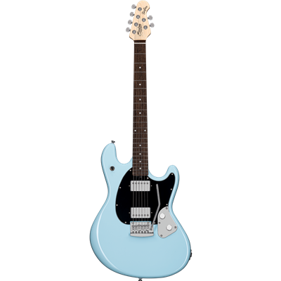 MUSICMAN SUB STINGRAY GUITAR DAPHNE BLUE ROSEWOOD FINGERBOARD
