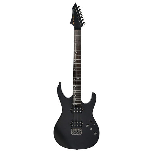 MOOER MMT100 SUPERSTRAT GUITAR PEARL BLACK