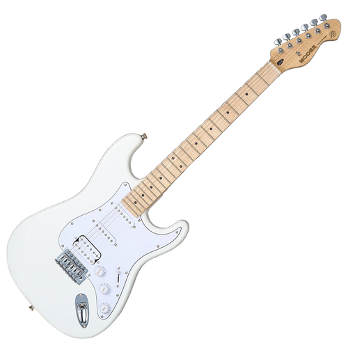 MOOER MSC11 PRO STRAT STYLE GUITAR POLAR WHITE
