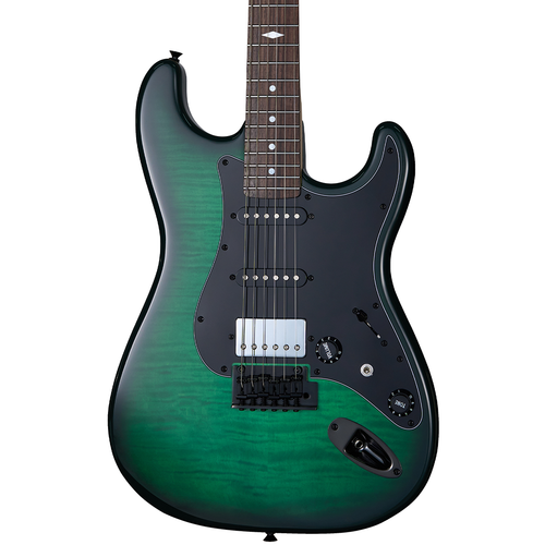 MOOER MSC31 PRO STRAT STYLE GUITAR GREEN BURST