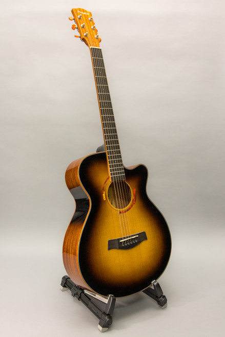 Westfield Artist Folk acoustic guitar in Tobacco sunburst with Cutaway
