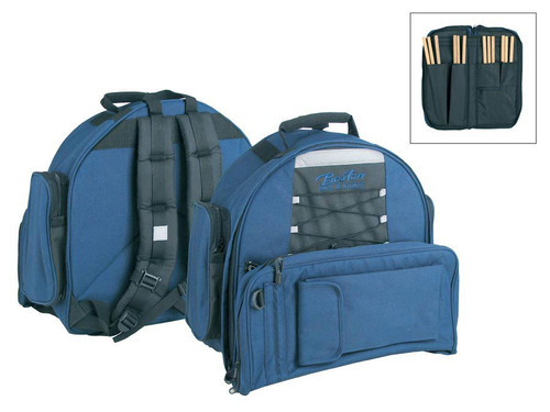 Boston deluxe snare drum gig bag with stick