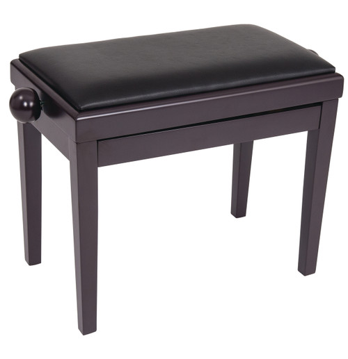 KINSMAN ADJUSTABLE PIANO BENCH - BROWN