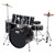 PP Drums Full Size 5 Piece Drum Kit ~ Black