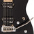 VINTAGE V6M24 REISSUED ELECTRIC GUITAR - BOULEVARD BLACK