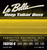 La Bella 760FGS-B Deep Talkin' Bass, Gold Flats, 5-String - Standard 45-128