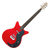DANELECTRO GLITTER 59 - RED/SILVER GLITTER