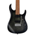 STERLING BY MUSICMAN JP15 7 STRING FLAME TOP MAPLE TRANS BLACK SATIN MAPLE NECK