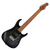 STERLING BY MUSICMAN JP15 7 STRING FLAME TOP MAPLE TRANS BLACK SATIN MAPLE NECK