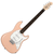 MUSICMAN SUB CUTLASS SSS PUEBLO PINK - LAUREL FINGERBOARD