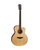 VEELAH V3 SERIES GUITAR - ELECTRO ACOUSTIC GA WITH CUTAWAY, SOLID TOP - NATURAL SPRUCE W/ VEELAH LUXURY PADDED GIG BAG