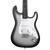MOOER MSC12 PRO STRAT STYLE GUITAR IRON SILVER