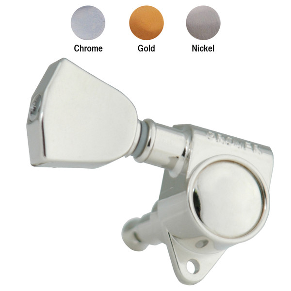 GROVER GTR M/HEAD SET - NICKEL - KEYSTONE BUTTONS