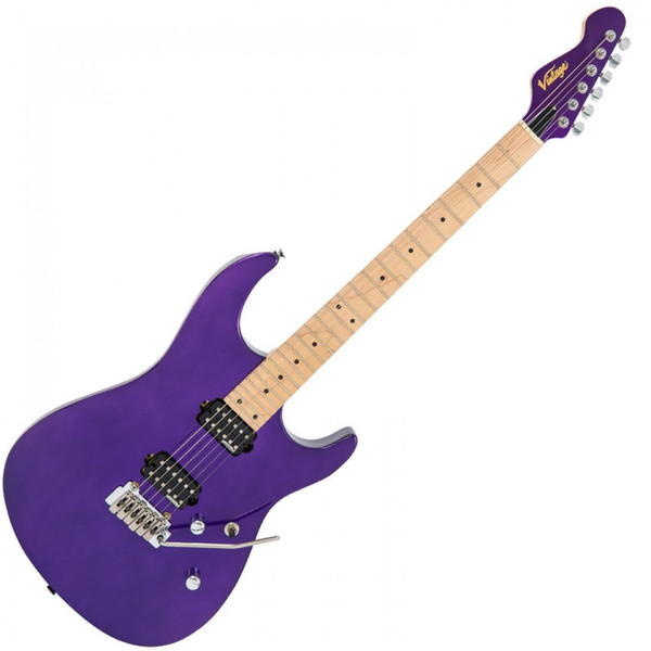 VINTAGE V6M24 REISSUED SERIES ELECTRIC GUITAR ~ PURPLE