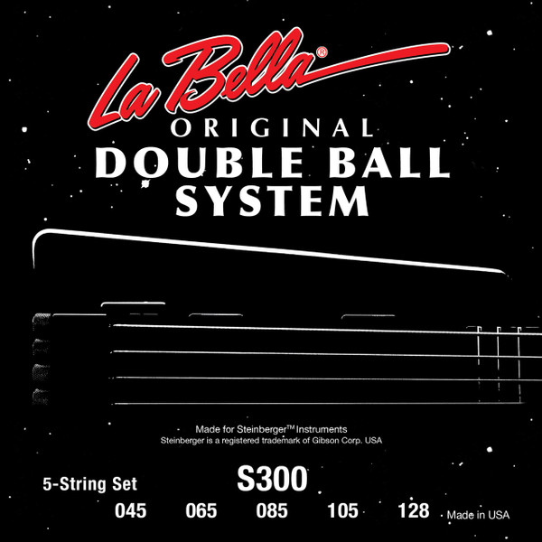 La Bella S300 Double Ball 5-String Bass - 45-128