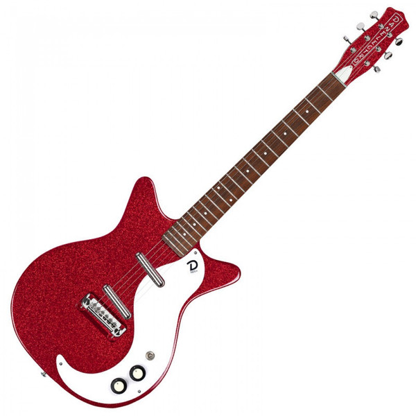 DANELECTRO '59M NOS ELECTRIC GUITAR - RED METAL FLAKE