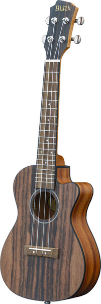 Adam Black Exotic Wood Series Concert CE Ukulele - Striped Ebony