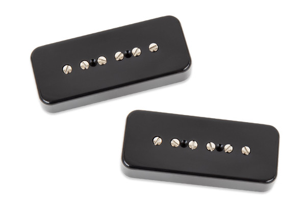 Seymour Duncan P90 Silencer Hot Set - Black Soapbar Seymour Duncan P90 Silencer Hot Set - Black Soapbar