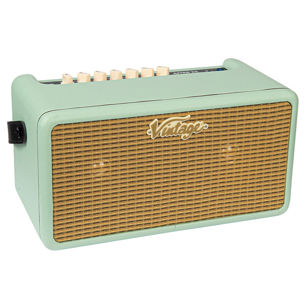 Vintage Retro 25W Guitar Amplifier with DSP ~ Mint Green Vintage Retro 25W Guitar Amplifier with DSP ~ Mint Green