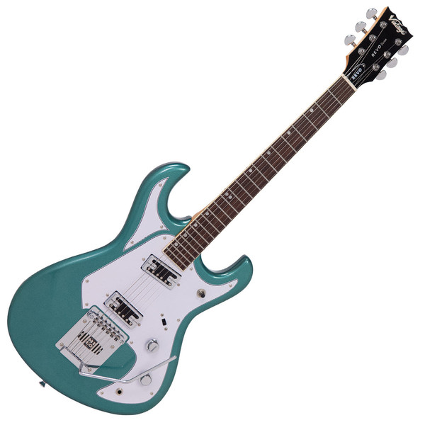 Vintage REVO Series 'Waverider' Electric Guitar ~ Sherwood Green