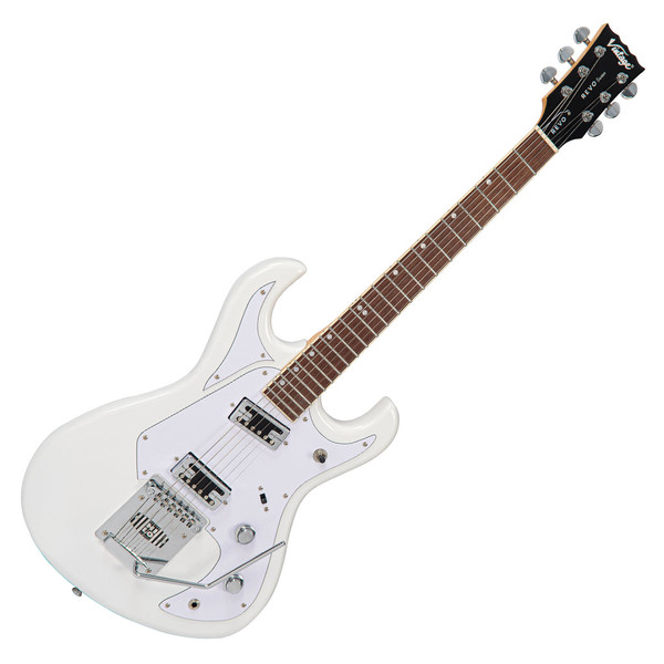 Vintage REVO Series 'Waverider' Electric Guitar ~ Arctic White