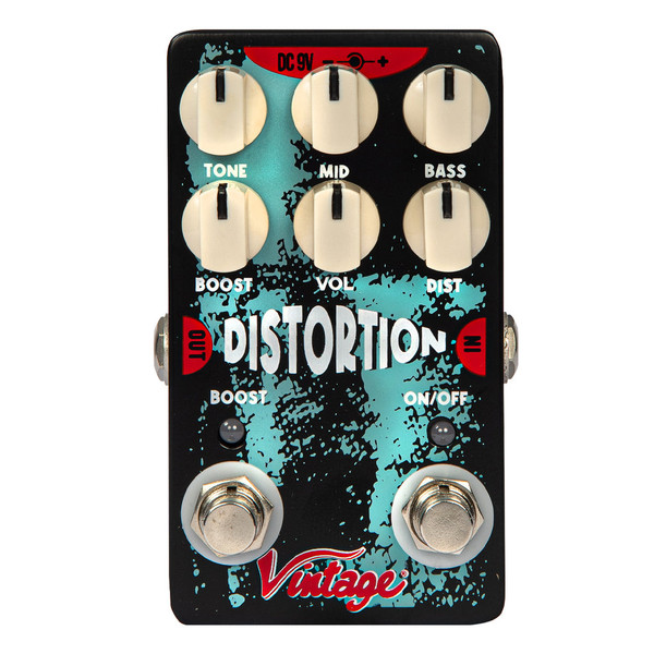 Vintage Distortion Effects Pedal