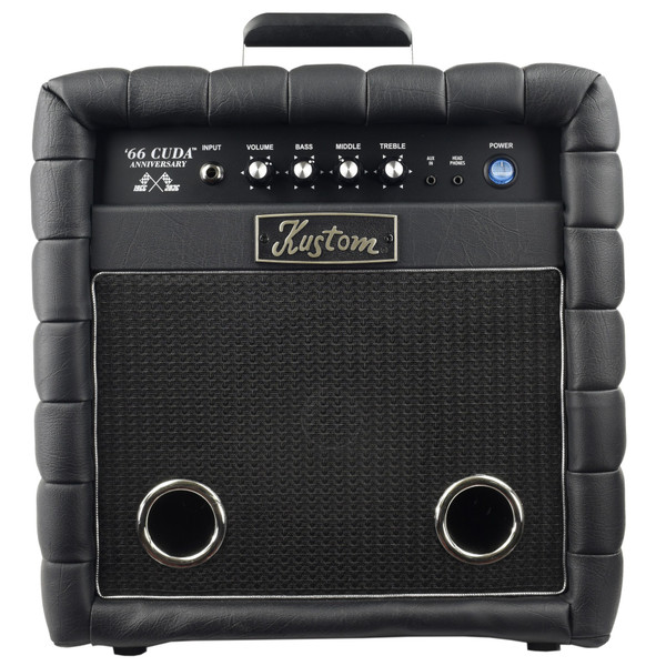 Kustom Cuda - 10 Watt Bass Guitar Combo Amplifier - Black Tuck & Roll