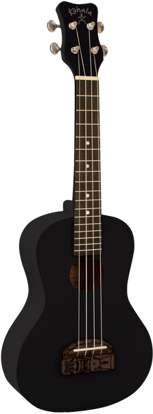Kohala Tiki KT-CBK Black Concert Ukulele