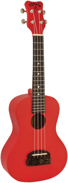 Kohala Tiki KT-CRD Red Concert Ukulele
