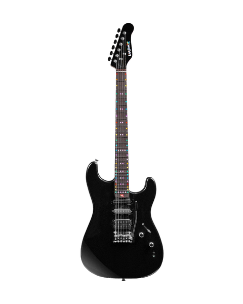 LITEJAM Electric Guitar RGB24 & Carry Bag - Black