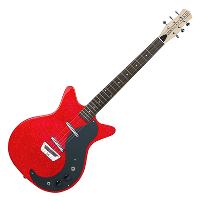 DANELECTRO GLITTER 59 - RED/SILVER GLITTER