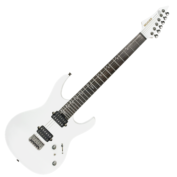 MOOER MMT100 SUPERSTRAT GUITAR PEARL WHITE
