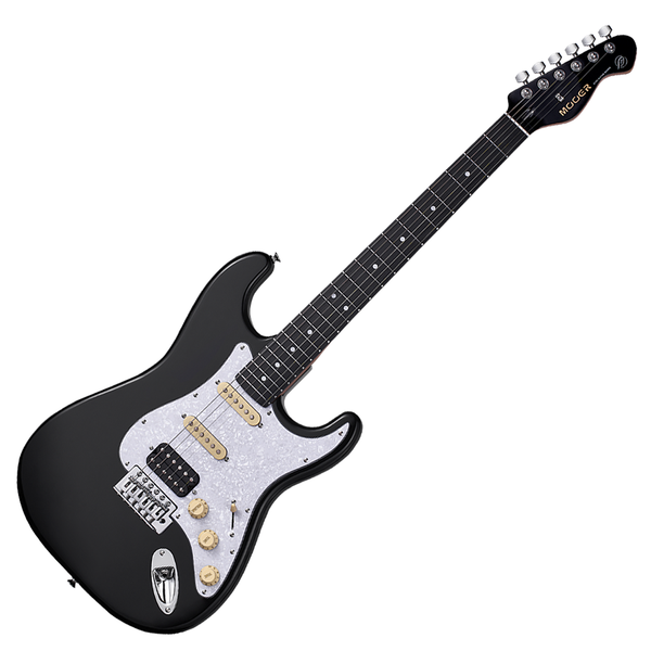 MOOER MSC10 PRO GUITAR BLACK - PEARL WHITE PICKGUARD