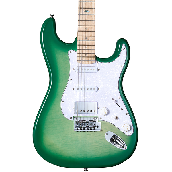 MOOER MSC30 PRO STRAT STYLE GUITAR LEMON GREEN
