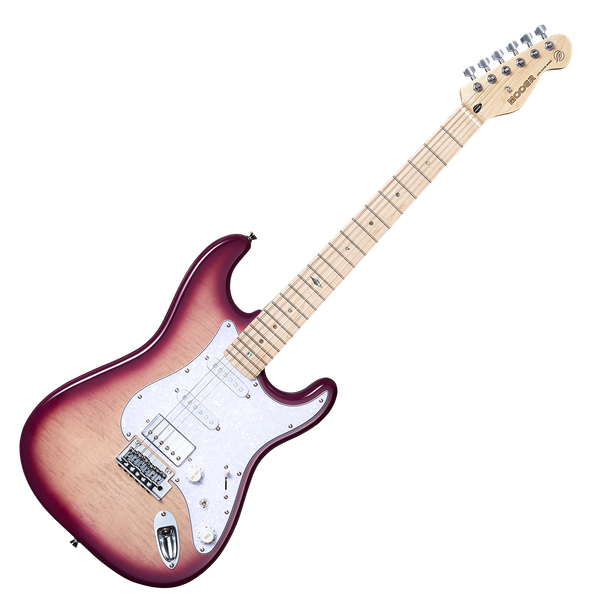 MOOER MSC30 PRO STRAT STYLE GUITAR ROSE PURPLE