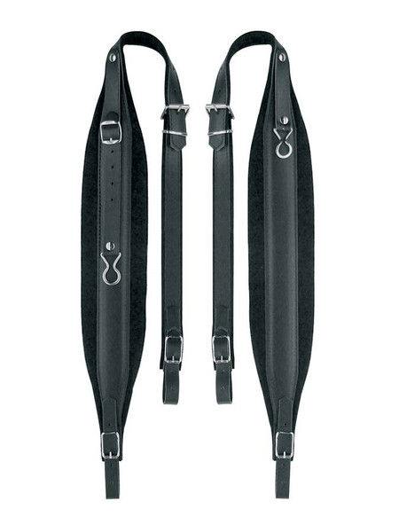Boston accordion straps pair