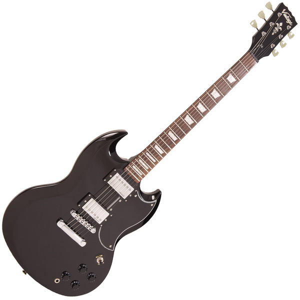 VINTAGE VS6 GUITAR- GLOSS BLACK