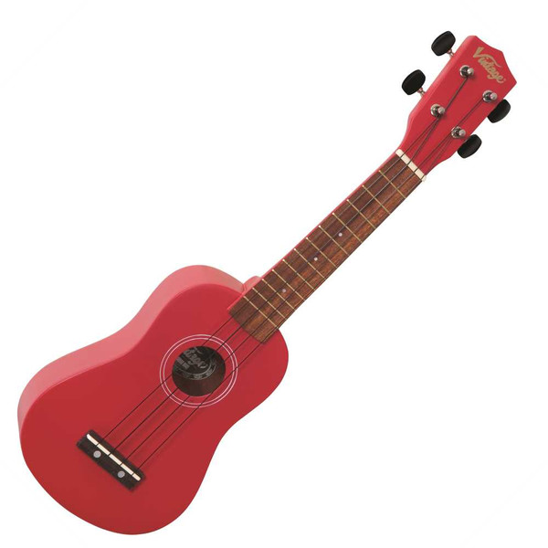 VINTAGE UKULELE - SATIN RED