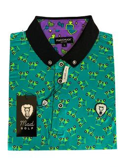 MADCHUCK  GOLF POLO GREEN214156 MADCHUCK  GOLF POLO GREEN214156