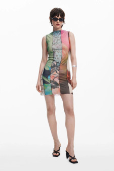 DESIGUAL DRESS TEAL227431
