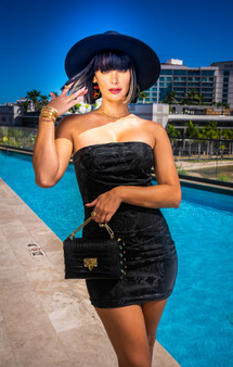 DO+BE TUBE DRESS BLK210831