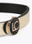 LOLA PACK 2 BUCKLE BELT BK/MET226218