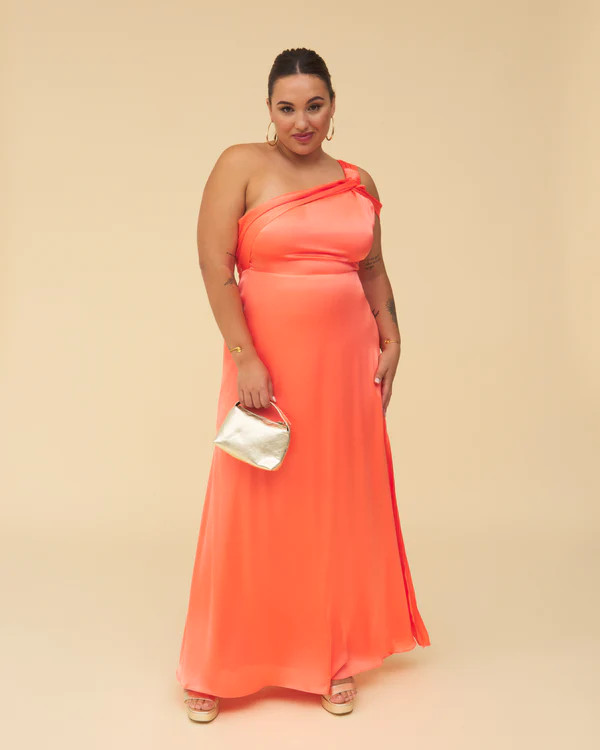 L. PIPA DRESS CORAL222247