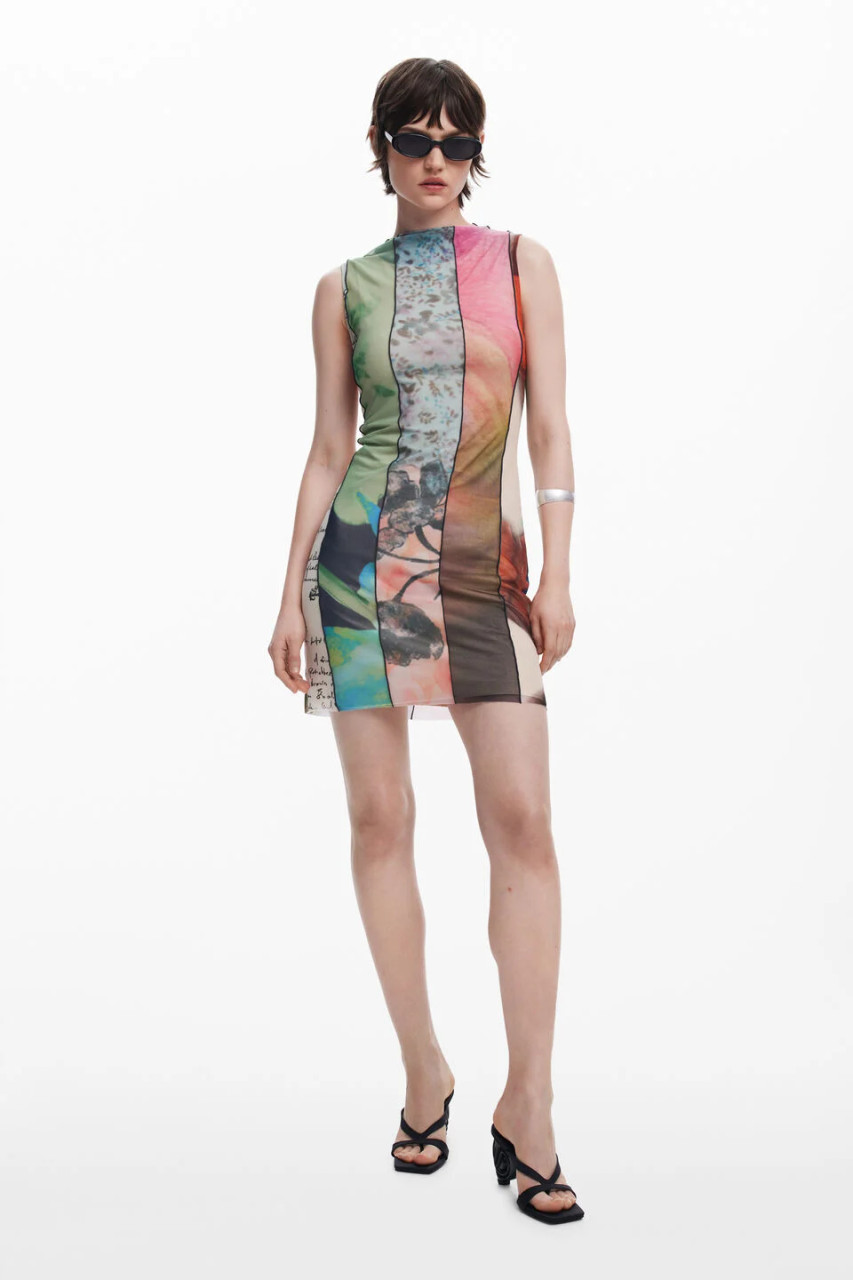 DESIGUAL DRESS TEAL227431
