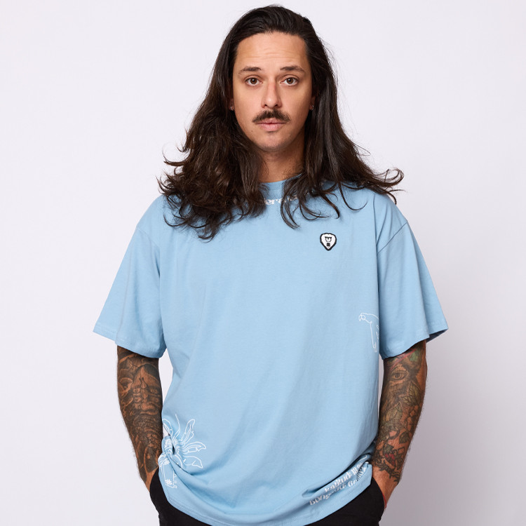 M.CHUCK CNECK S/S BLUE229121