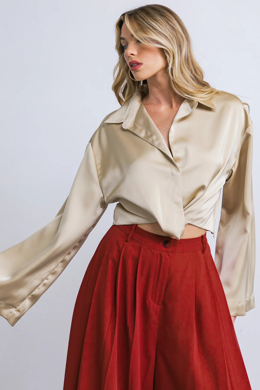 TOMATE BLOUSE L/S CHAMP223156