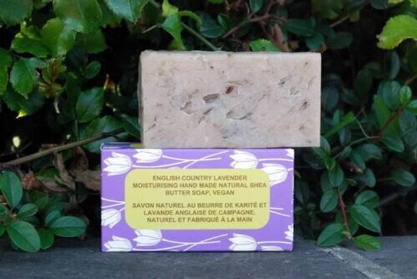 6 Bars of Country Lavender shea butter soap 